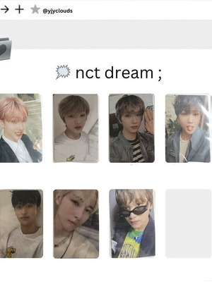 NCT DREAM photocards νέα, σετ