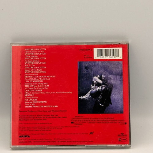 The Bodyguard Original Soundtrack Album CD used