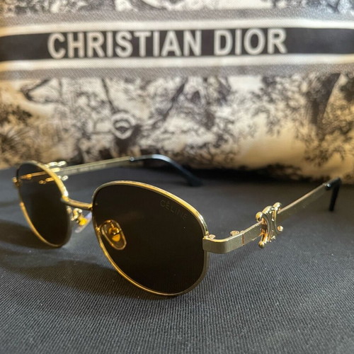 Celine sunglasses new, gold color