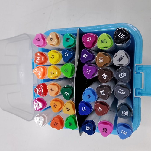 Deli set of 36 water-based markers new
