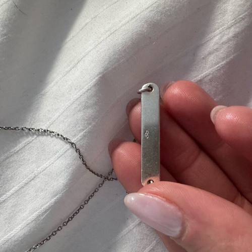 Links of London silver tag necklace 925 like new with box