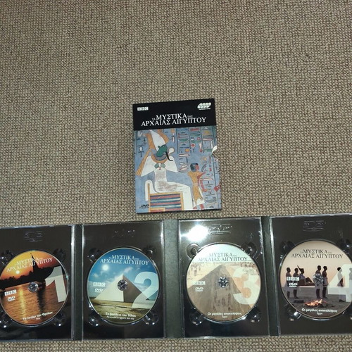 The Secrets of Ancient Egypt BBC DVD set, 4 discs