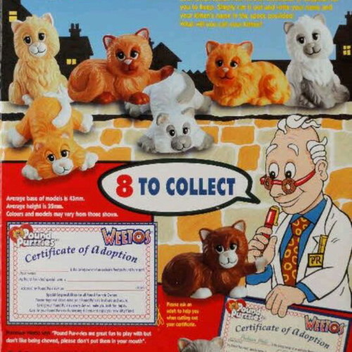 Set of 4 Pound Purries Kittens like new