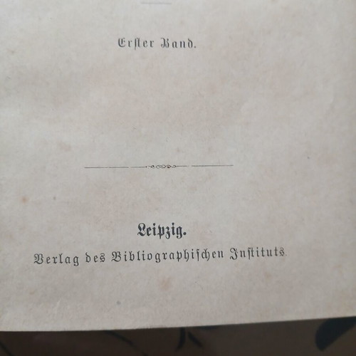 Goethe books used, 7 volumes, Leipzig editions 1850-1865