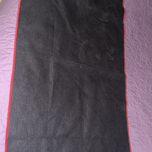 Greenwich Polo Club towel like new, black with red piping