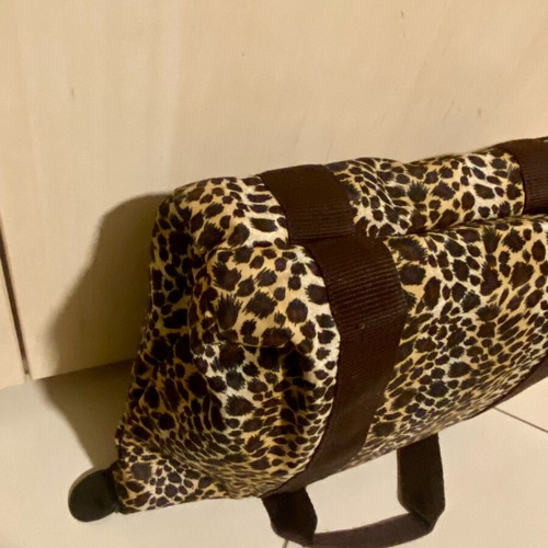 Marilù shoulder bag like new, waterproof leopard print brown