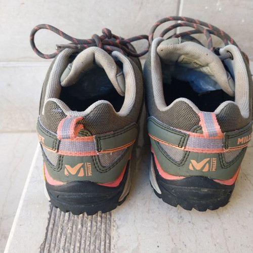 Millet hiking shoes size 37.5 used, beige and brown