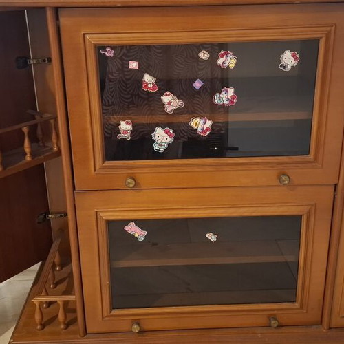 TV cabinet used, with bar
