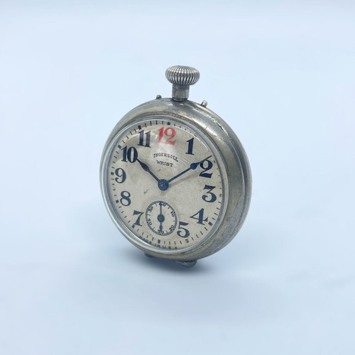 Ingersoll Midget WWI watch used, white and silver