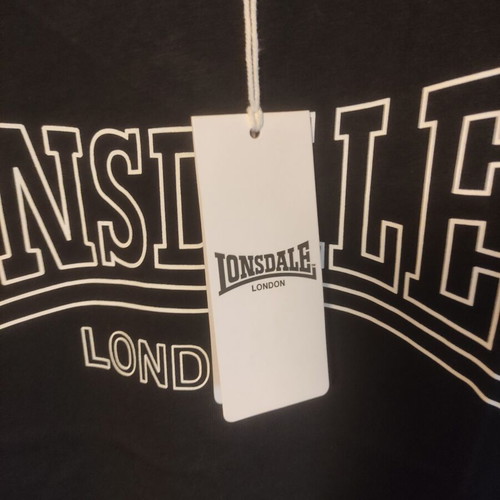 Lonsdale t-shirt new, size L, black