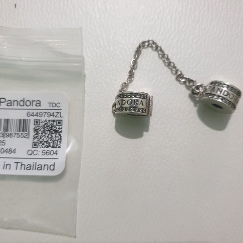 Pandora charm s925 Ale safety chain, silver