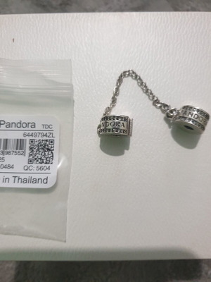 Pandora charm s925 Ale safety chain, silver