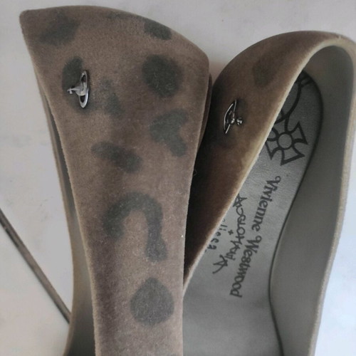 Vivienne Westwood Anglomania + Melissa - New Ballerina flats ballet new leopard velvet