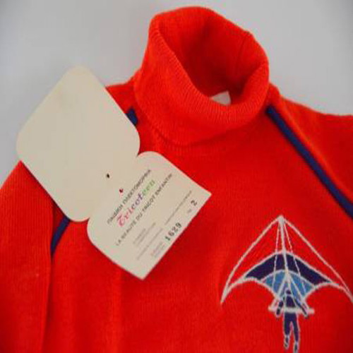 Turtleneck for boys Tricoteen 1970s new