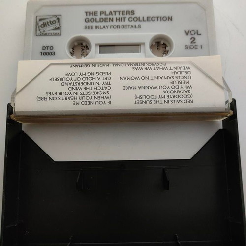 The Platters Golden Hit Collection cassette tape like new, folk