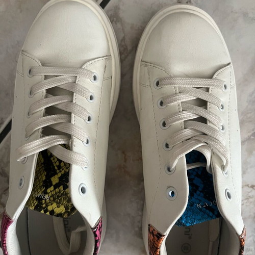 Renato Garini white women's sneakers like new, size 38