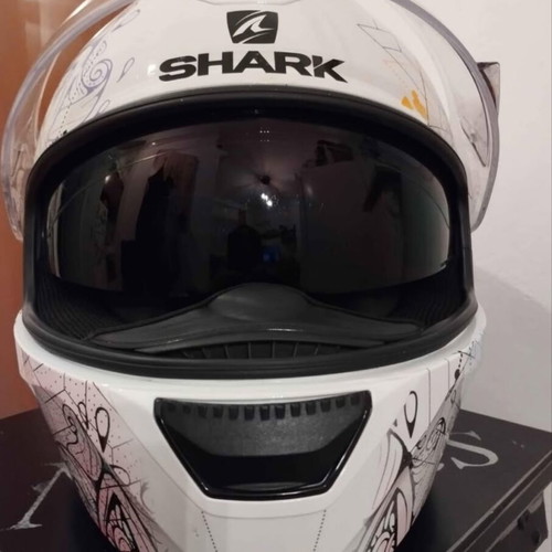 D-Skwal women's motorcycle helmet like new, size S, full face
