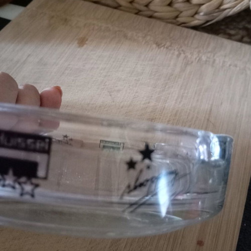 Large ashtray like new, thick glass, German brand