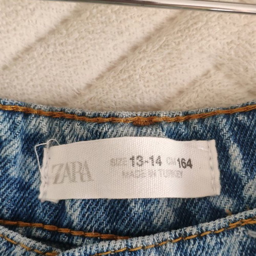 Zara jeans used, kids size 13-14, culotte style