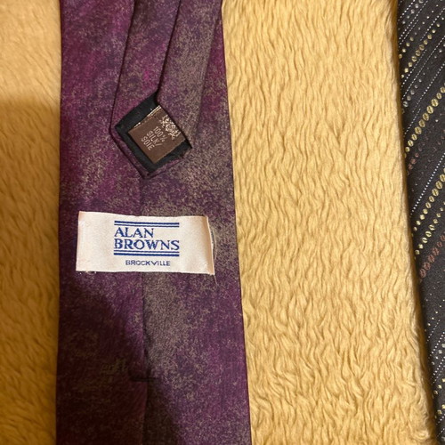 Silk modern ties like new, set of 2 pieces