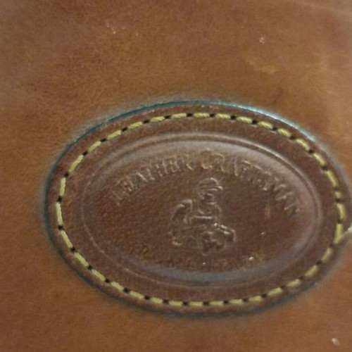 Leather mini purse Aldo used, brown