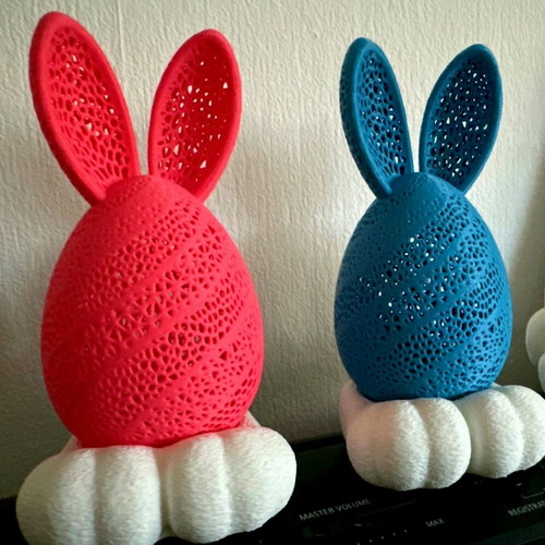 Easter Bunny Egg Lamp like new