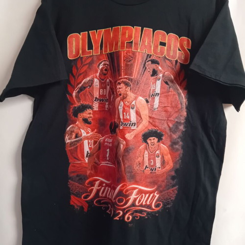 Olympiacos basketball Final 4 OAKA 2026 T-shirt new