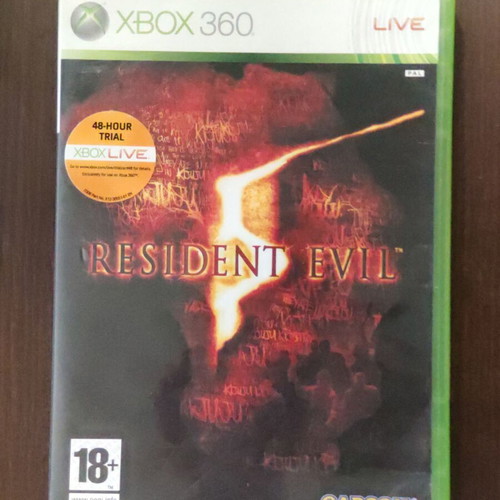 Resident Evil 5 Xbox 360 video game like new