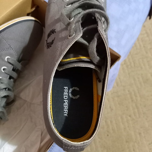Fred Perry men's shoes size 43 falcon grey like new