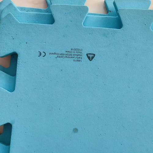 ELC play mats used, pack of 3 blue