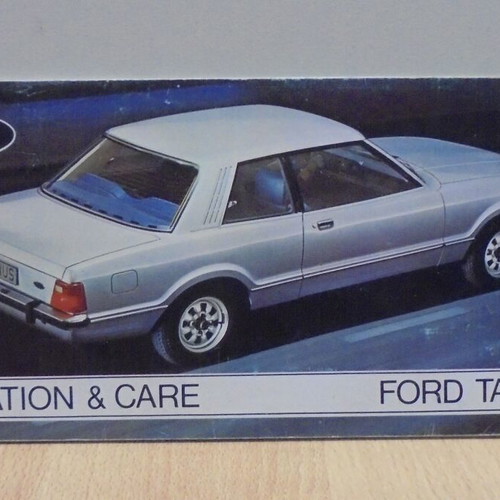 Ford Taunus old promotional brochure - manual used