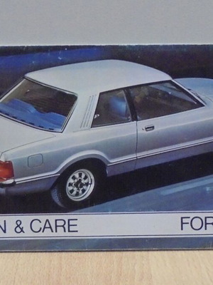 Ford Taunus old promotional brochure - manual used