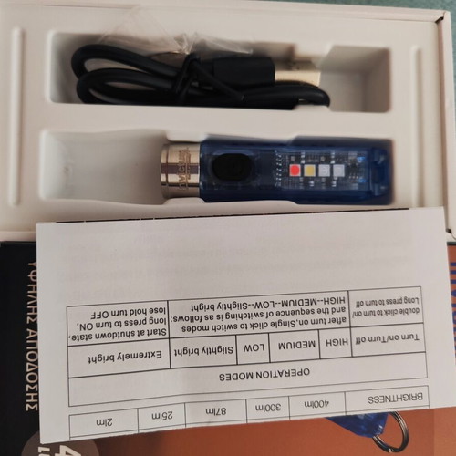Keychain flashlight new with box