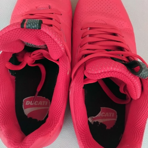 Ducati red athletic shoes size 36 like new