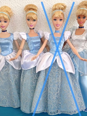 Σετ vintage κούκλες Πριγκίπισσα Σταχτοπούτα Mattel Disney σαν καινούργιο