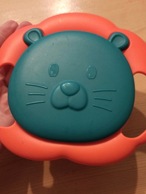 Lion rotating plate new with handles for small hands