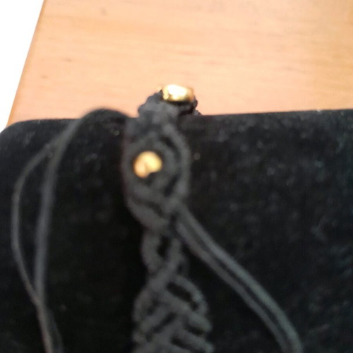 Macrame bracelet black, like new