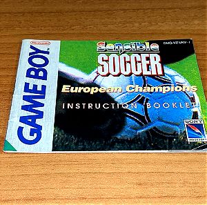 Αυθεντικό Αγγλικό manual για το SOCCER του GameBoy