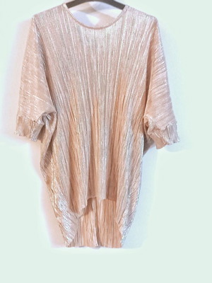 Anel shiny blouse, gold, XL