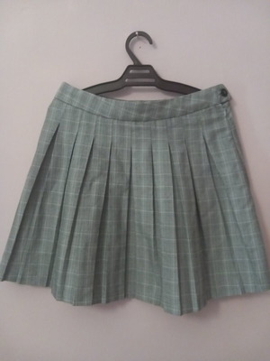 Skirt Pink Woman gray, like new, size L 40 12