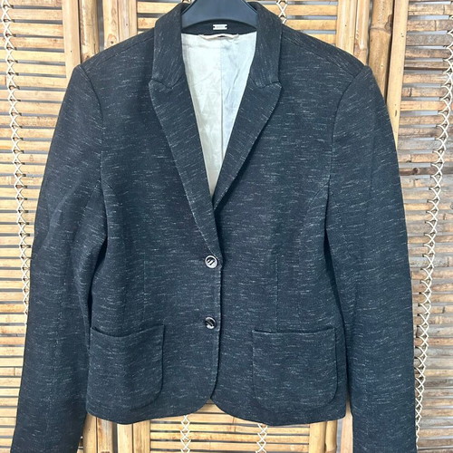 Gustav black textured blazer, size 40
