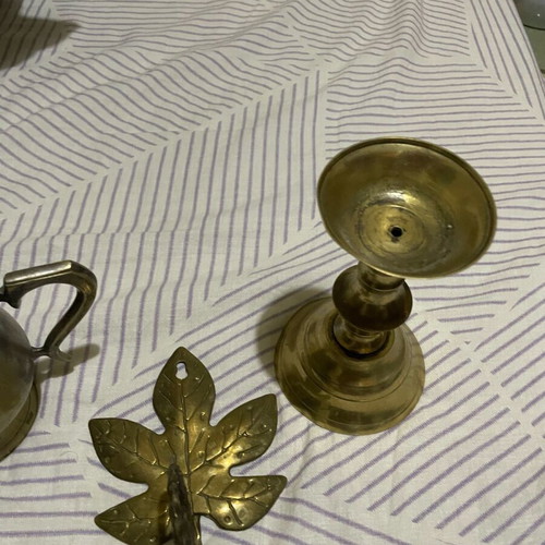 Brass decorations used, set of 3 pieces