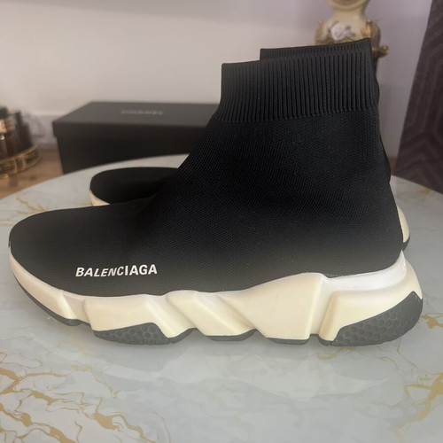 Balenciaga sneakers used, black, size 38