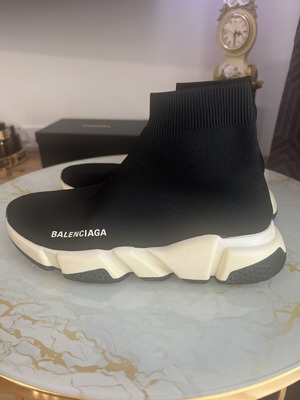 Balenciaga sneakers used, black, size 38