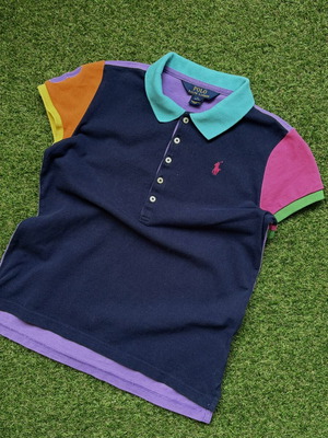 Ralph Lauren Polo shirt colorful, like new, size 12-14 years