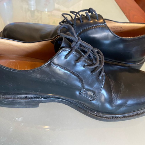 Church’s men's leather derby shoes like new, black, size 43