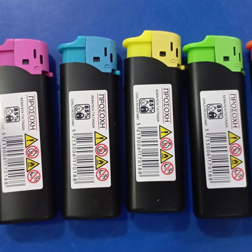 Leon lighters set of 5 multicolor windproof new