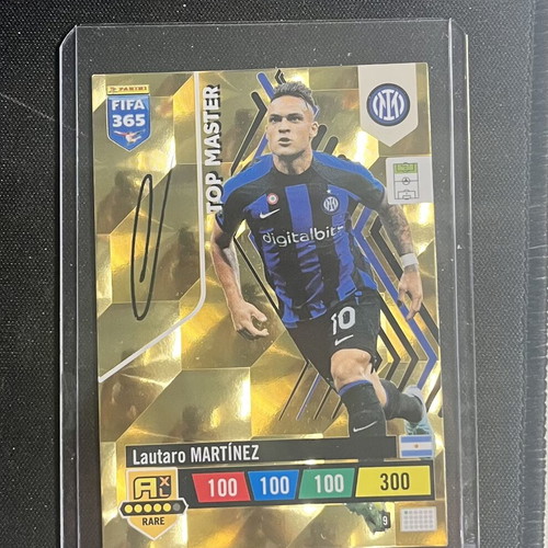 Lautaro Martínez Top Master Card Panini FIFA 365 2023 mint