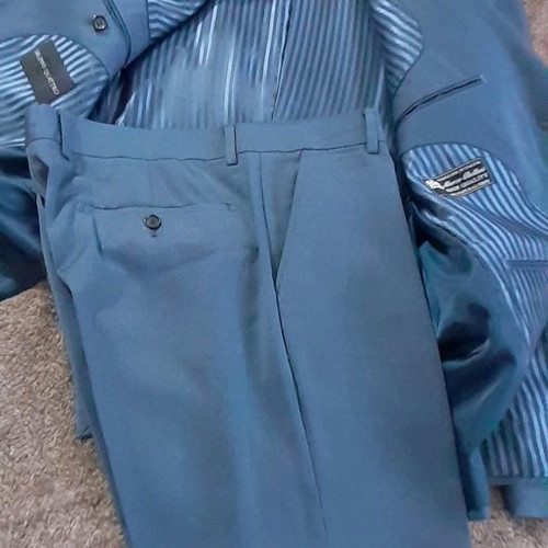 Marco Belluci men's suit used, blue, size M