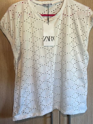 Zara λευκό μπλουζάκι, μέγεθος M